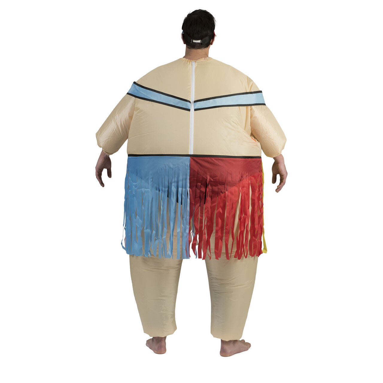 Op deze afbeelding zie je een Kostuums, van het merk Funny Fashion. Dikke Hawaiiaan Man Kostuum