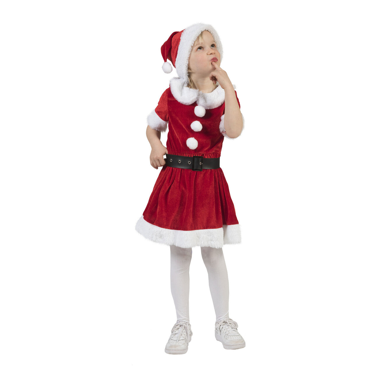 Op deze afbeelding zie je een Kostuums, van het merk Funny Fashion. Lief Kerstmeisje Kostuum