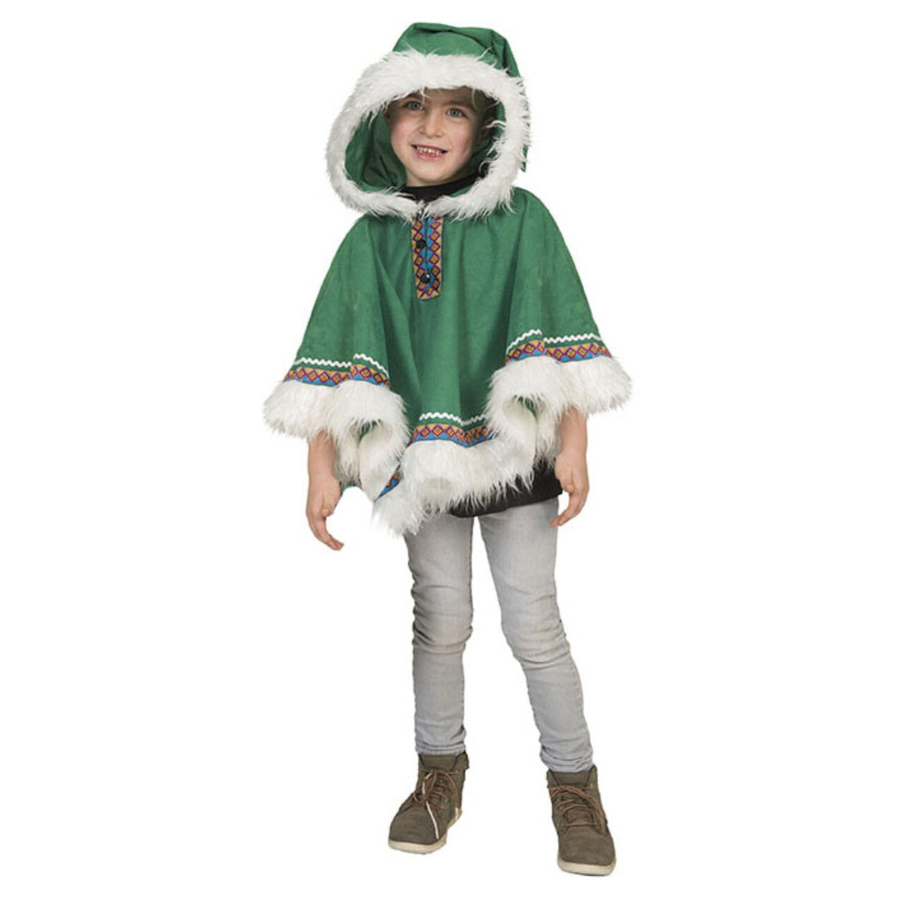 Op deze afbeelding zie je een Kostuums, van het merk Funny Fashion. Eskimo Kimi Kind Kind Kostuum