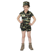 Op deze afbeelding zie je een Kostuums, van het merk Funny Fashion. Schattige Maar Ongenadige Commando Meisje Kostuum