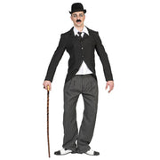 Op deze afbeelding zie je een Kostuums, van het merk Funny Fashion. Komiek Van Het Witte Doek Charlie Chaplin Man Kostuum