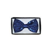 Op deze afbeelding zie je een Accessoires, van het merk Funny Fashion. Zwierige Vlinderdas Met Pailletten Blauw