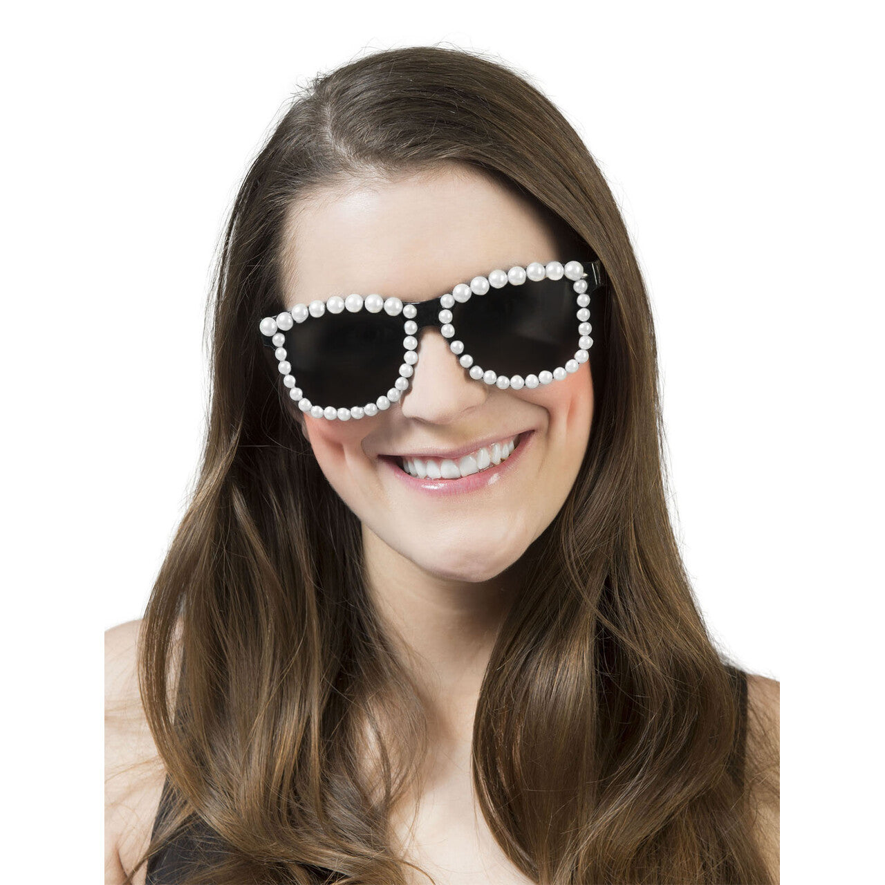 Op deze afbeelding zie je een Accessoires, van het merk Funny Fashion. Bril Met Parels Miljonair