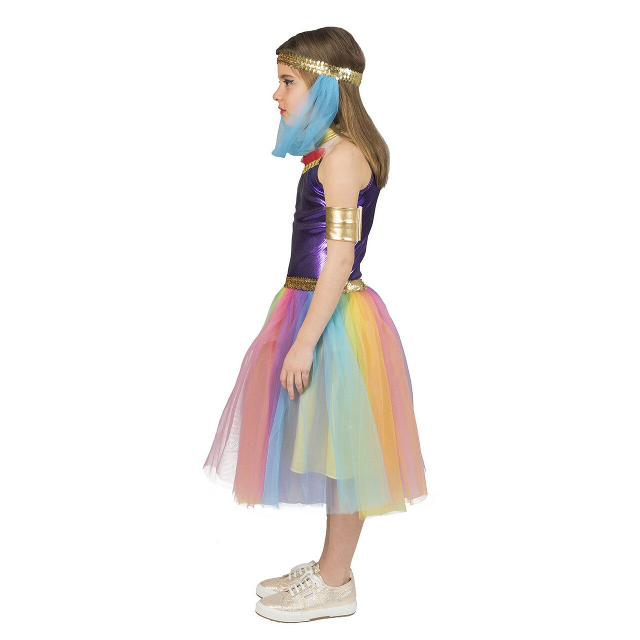Op deze afbeelding zie je een Kostuums, van het merk Funny Fashion. Suleika Shirley Harem Meisje Kostuum