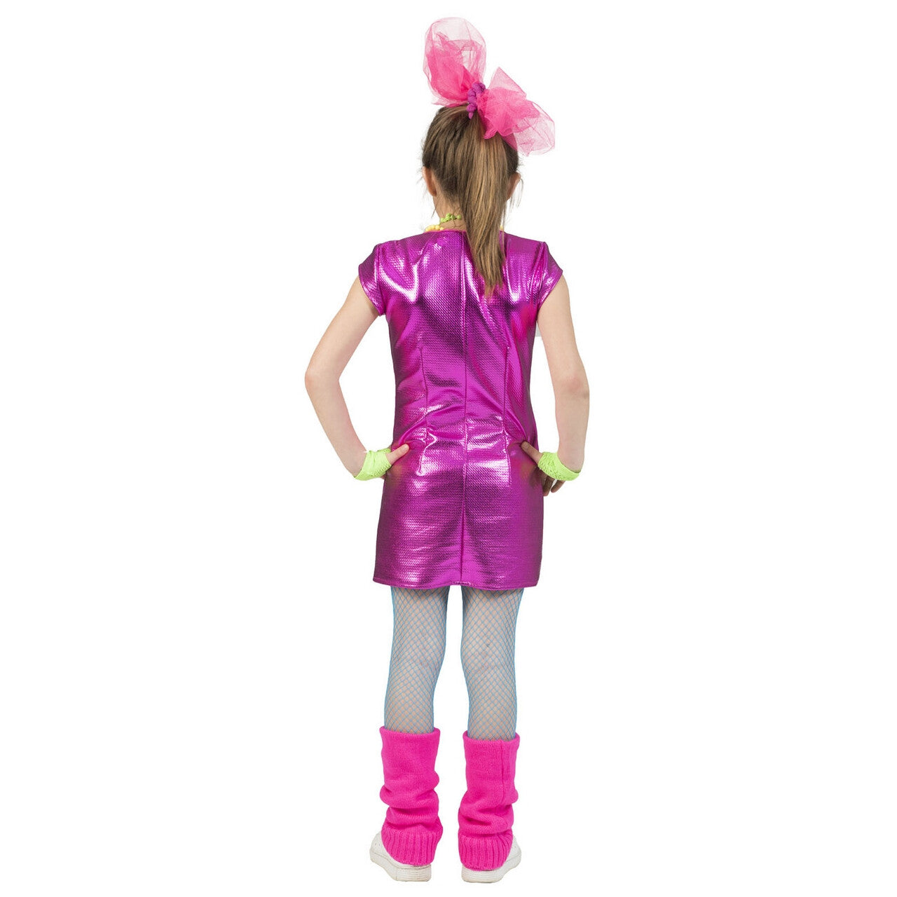 Op deze afbeelding zie je een Kostuums, van het merk Funny Fashion. Groot Hart Voor Disco Glitter Meisje Kostuum