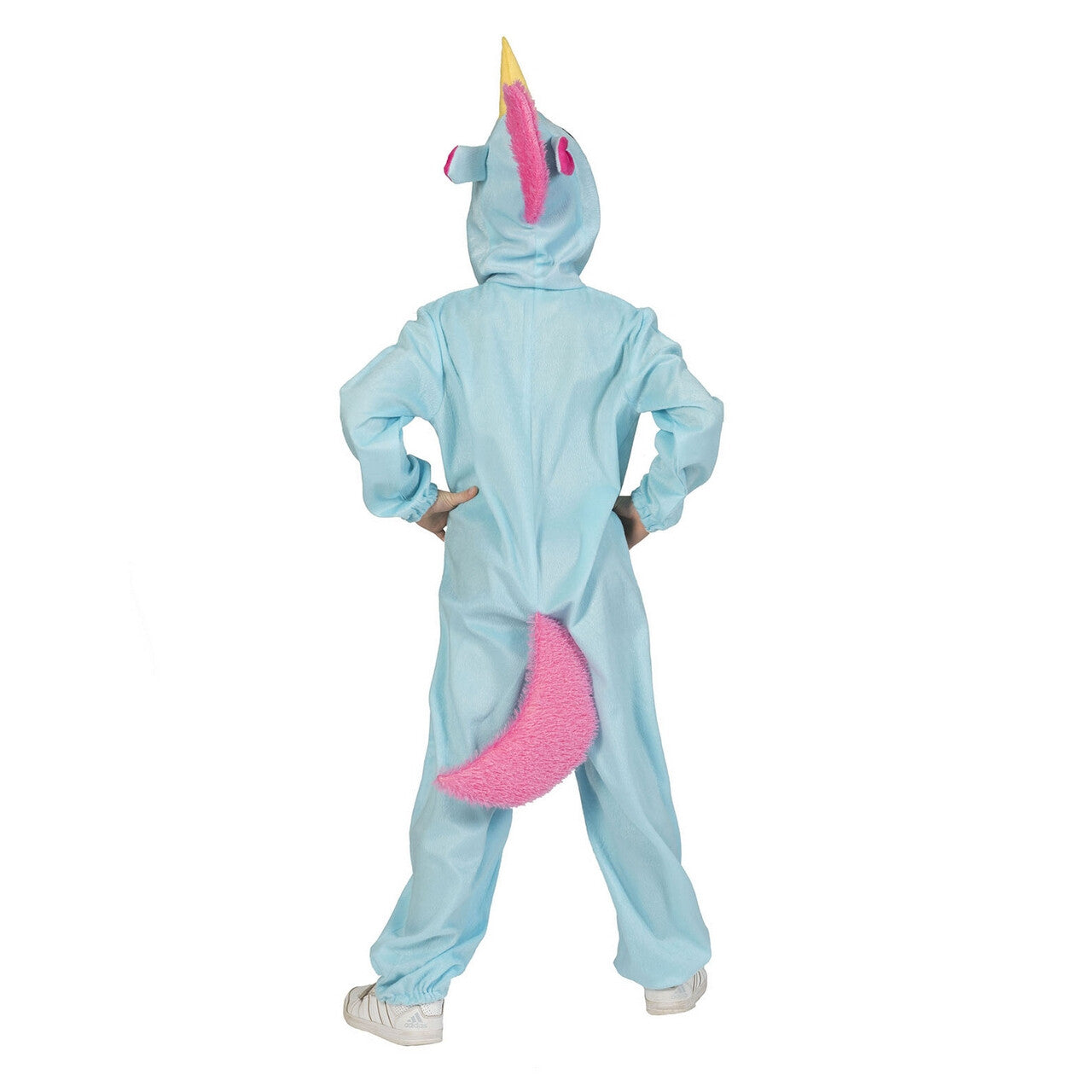 Op deze afbeelding zie je een Kostuums, van het merk Funny Fashion. Zeldzame Blauwe Eenhoorn Kind Kostuum