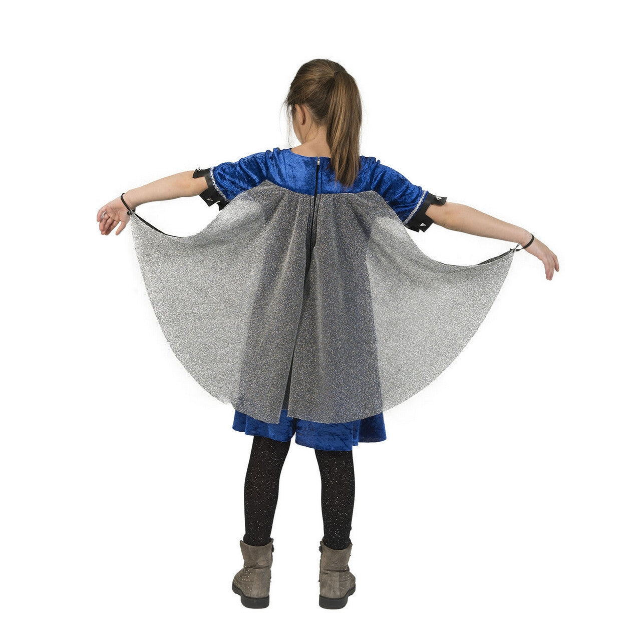 Op deze afbeelding zie je een Kostuums, van het merk Funny Fashion. Dappere Ridder Middeleeuwen Loevestein Meisje Kostuum