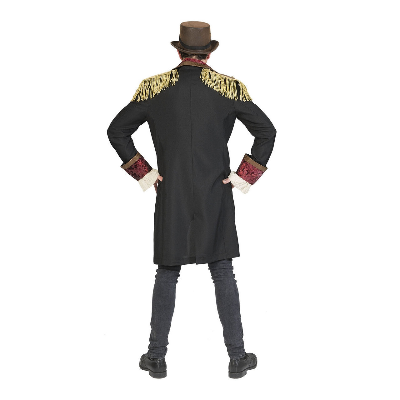 Op deze afbeelding zie je een Kostuums, van het merk Funny Fashion. Steampunk Jules Verne Jas Man Kostuum