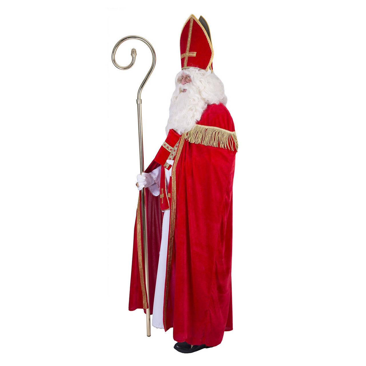 Op deze afbeelding zie je een Kostuums, van het merk Funny Fashion. Weldoener Sint Nicolaas Man Kostuum