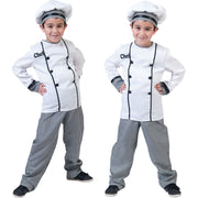 Op deze afbeelding zie je een Kostuums, van het merk Funny Fashion. Chef Kok Jonnie Smikkel Kind Kostuum