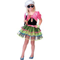 Glitter Disco Rock Ster Cindy Meisje Kostuum