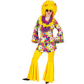 Fleurige Flower Power Bloemen Vrouw