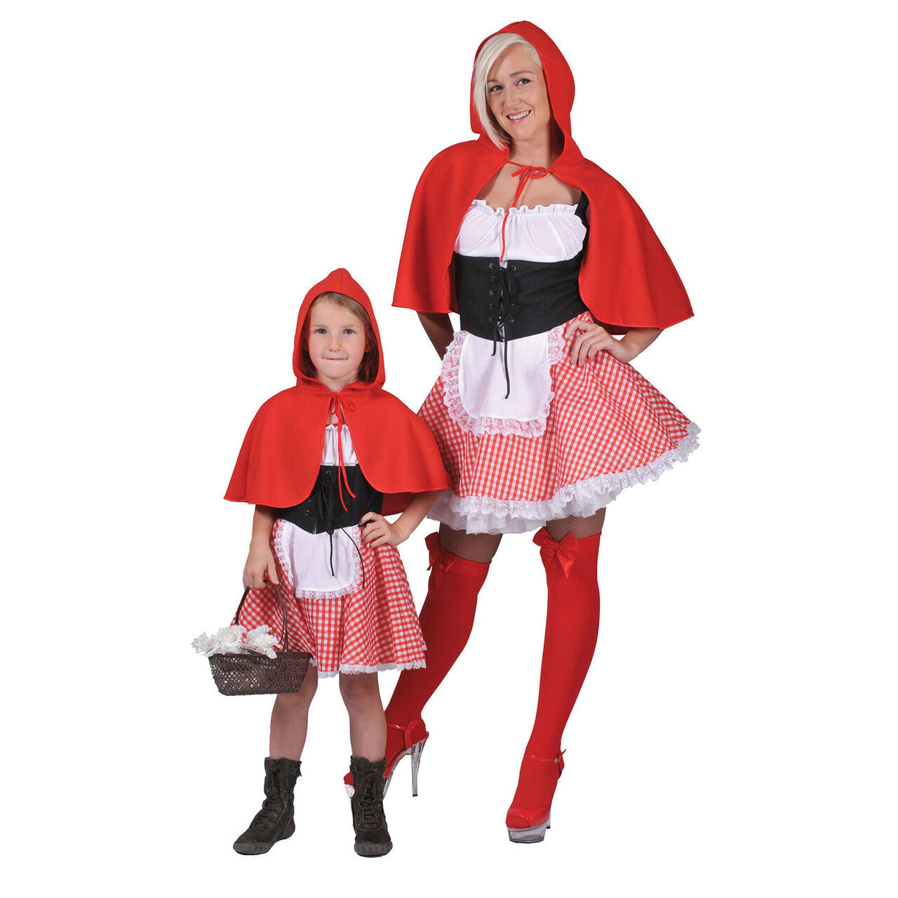 Op deze afbeelding zie je een Kostuums, van het merk Funny Fashion. Rood Rodeo Kapje Vrouw Kostuum