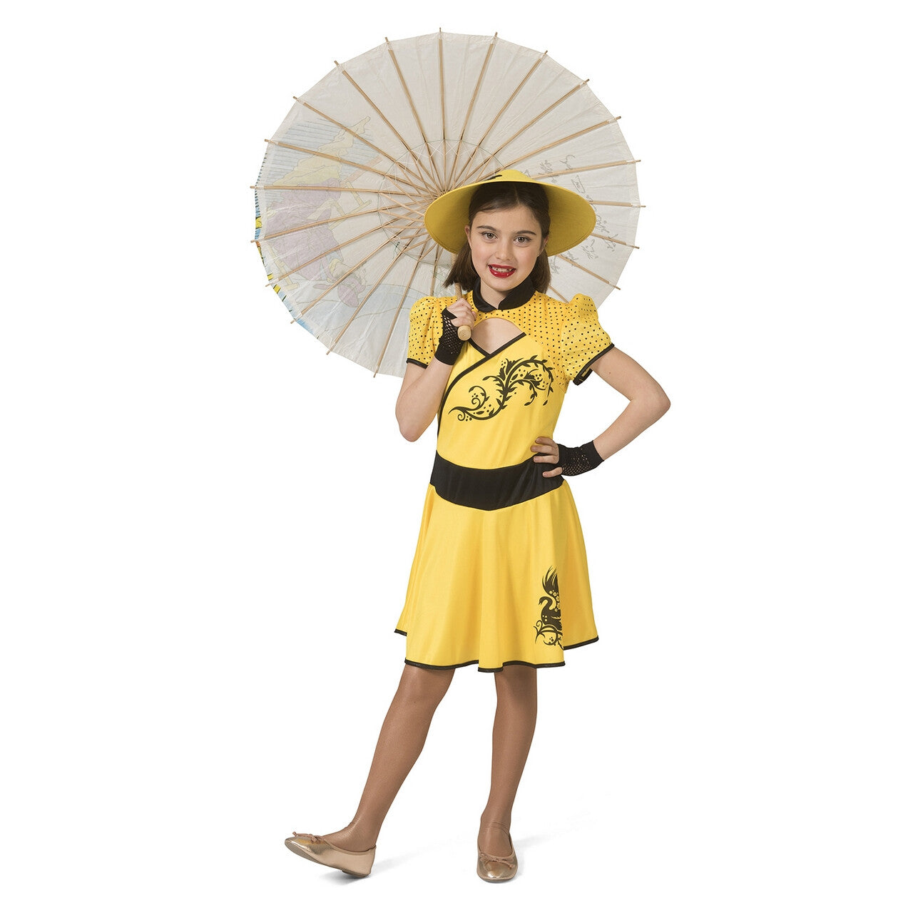 Op deze afbeelding zie je een Kostuums, van het merk Funny Fashion. Zonnige Chinese Dame Guangdong Meisje Kostuum