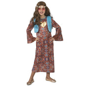 Op deze afbeelding zie je een Kostuums, van het merk Funny Fashion. Seventies San Francisco Meisje Kostuum