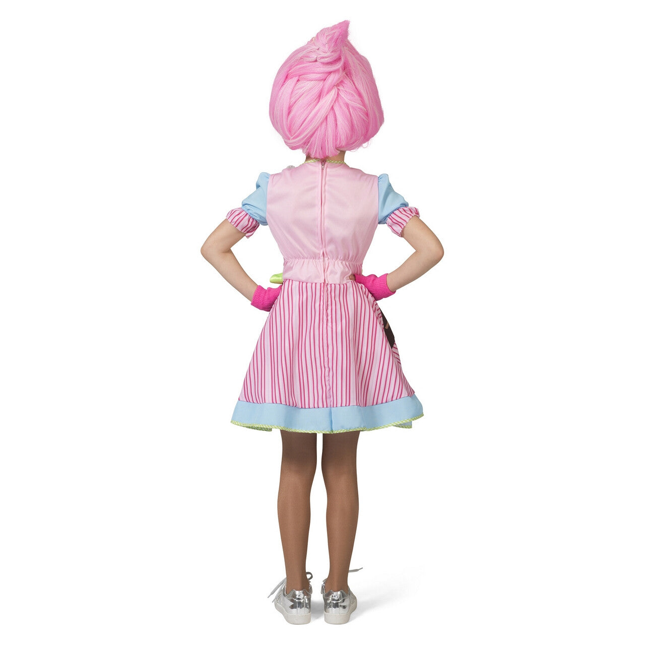 Op deze afbeelding zie je een Kostuums, van het merk Funny Fashion. Candy Snoepje Fantasy Meisje Kostuum