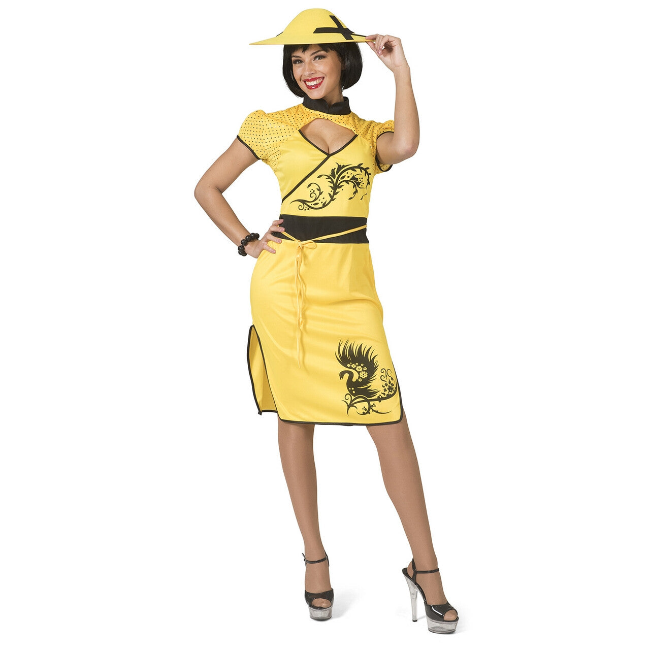 Op deze afbeelding zie je een Kostuums, van het merk Funny Fashion. Zonnige Chinese Dame Guangdong Vrouw Kostuum