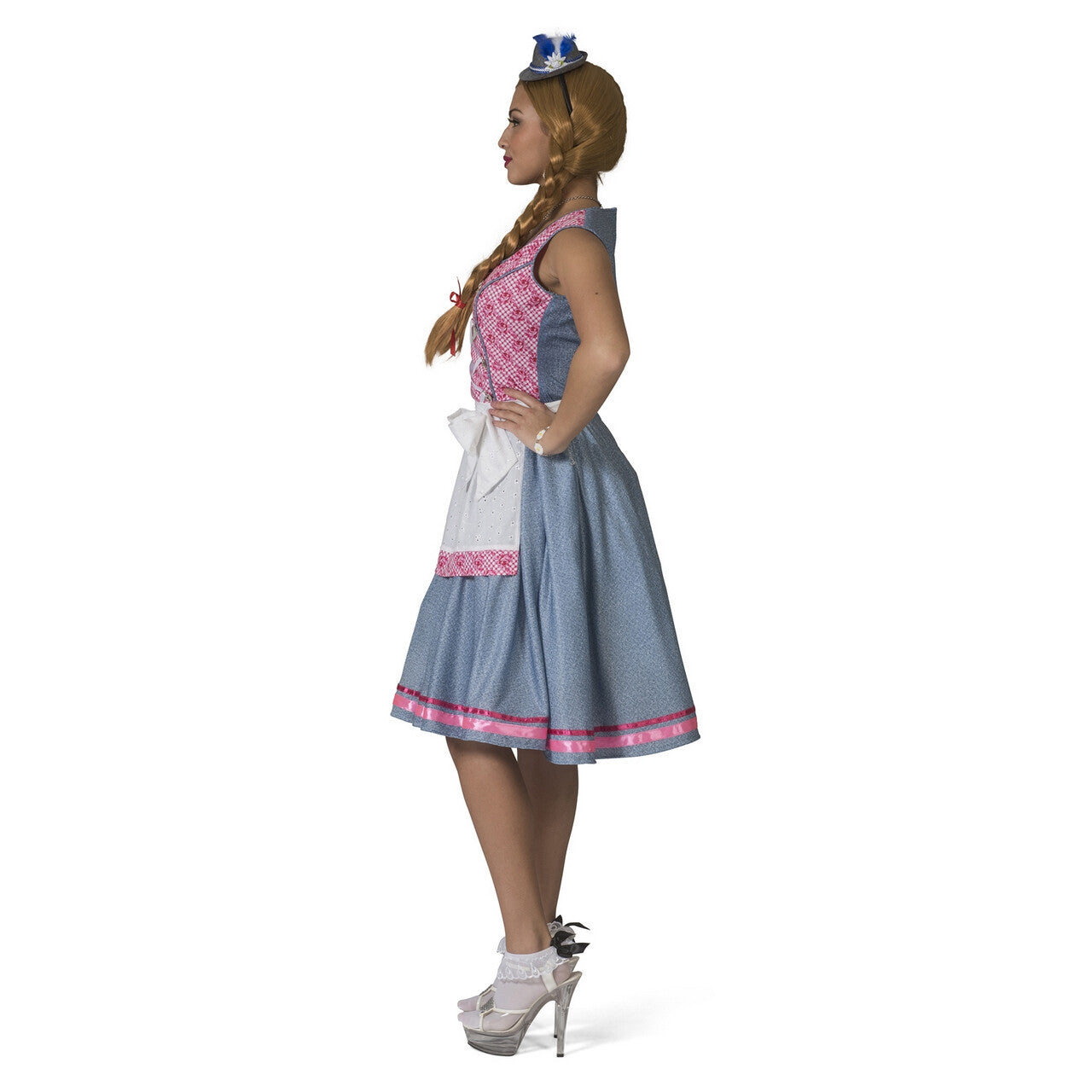 Op deze afbeelding zie je een Kostuums, van het merk Funny Fashion. Bierfeest Munchen Meike Dirndl Vrouw Kostuum