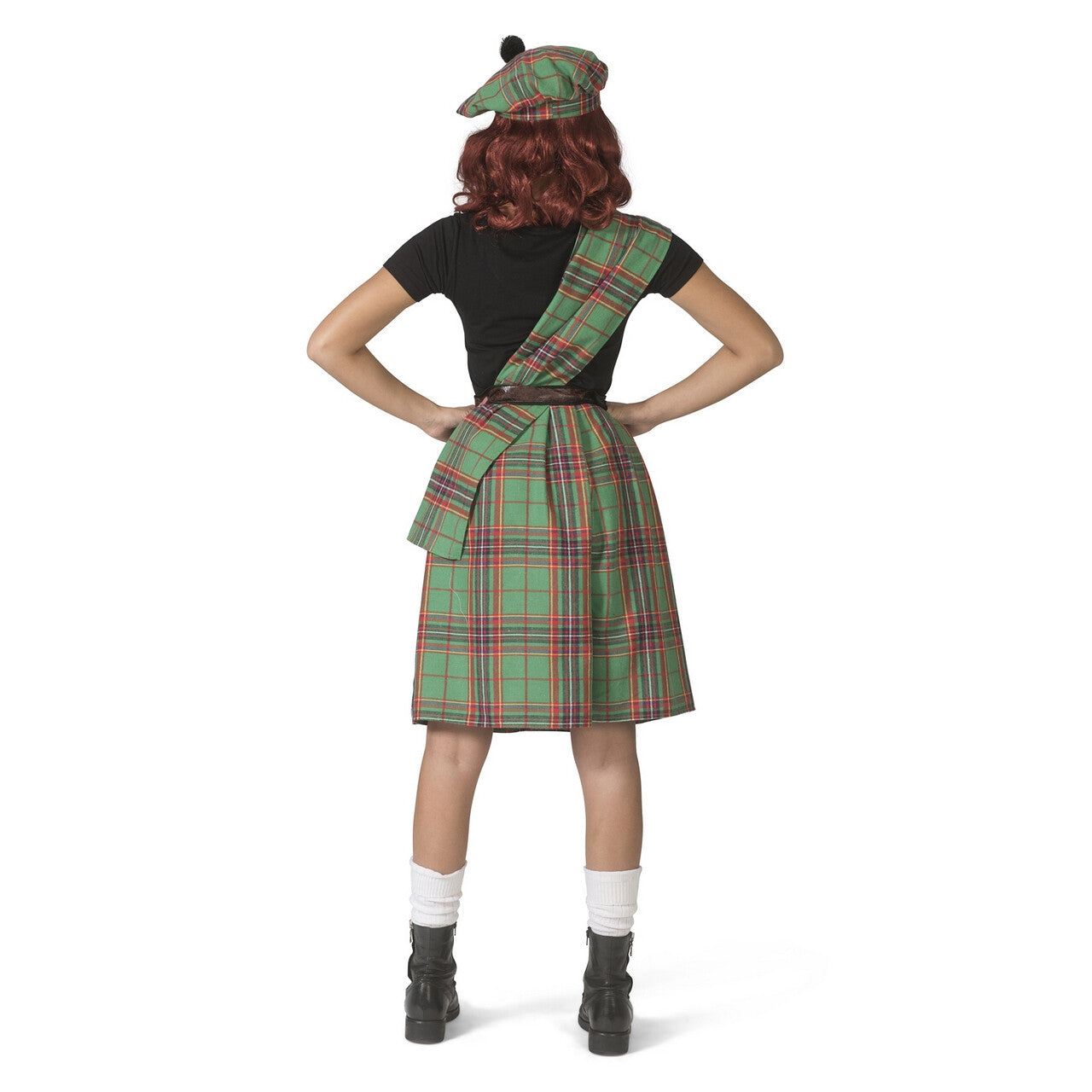 Op deze afbeelding zie je een Kostuums, van het merk Funny Fashion. Wereldkampioene Highlander Games Schotland Vrouw Kostuum