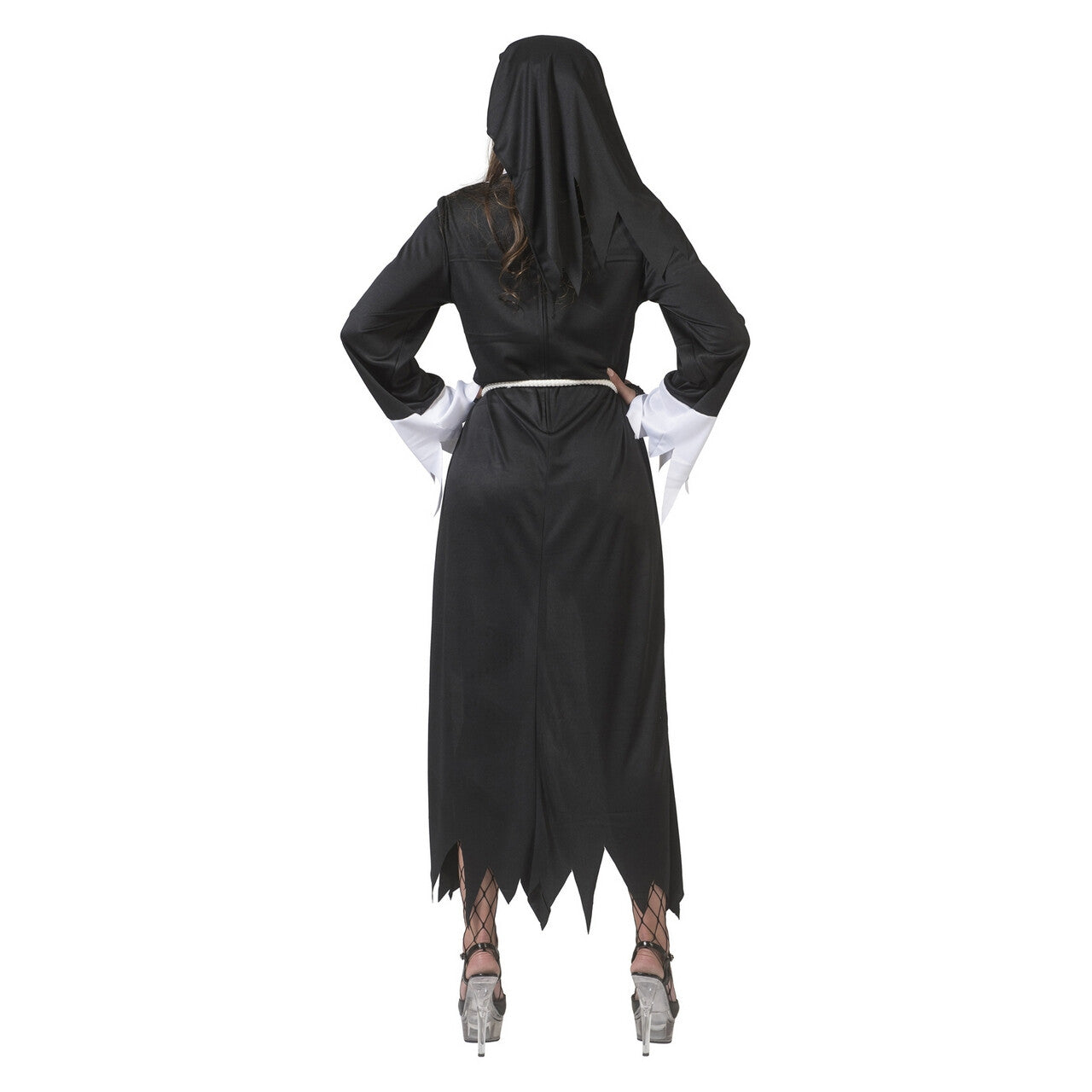 Op deze afbeelding zie je een Kostuums, van het merk Funny Fashion. Door De Duivel Bezeten Bloederige Non Vrouw Kostuum