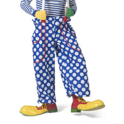 Op deze afbeelding zie je een Kostuums, van het merk Funny Fashion. Broek Met Witte Bollen En Bretels Clown Flappie Man