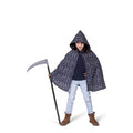 Grijze Doodskoppen Halloween Cape Kind