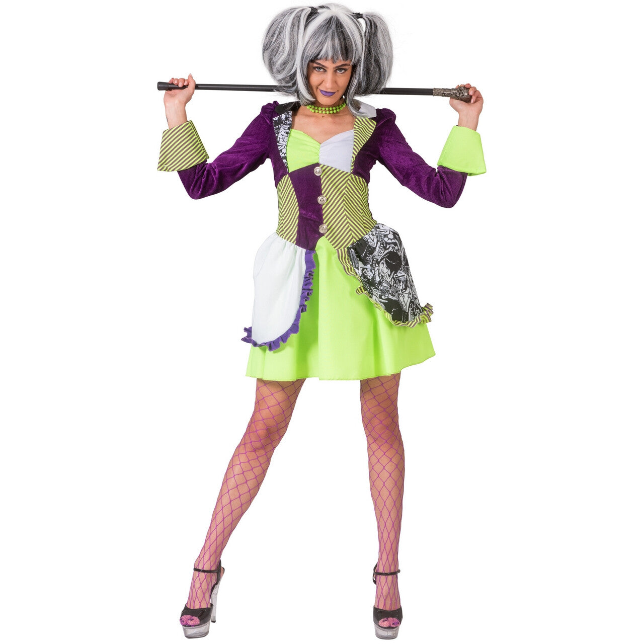 Op deze afbeelding zie je een Kostuums, van het merk Funny Fashion. Valsspeler Casino Showgirl Vrouw Kostuum