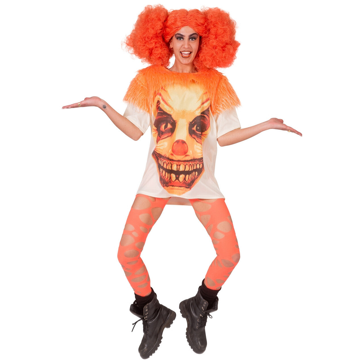 Op deze afbeelding zie je een Kostuums, van het merk Funny Fashion. Bezeten Door Een Enge Clown