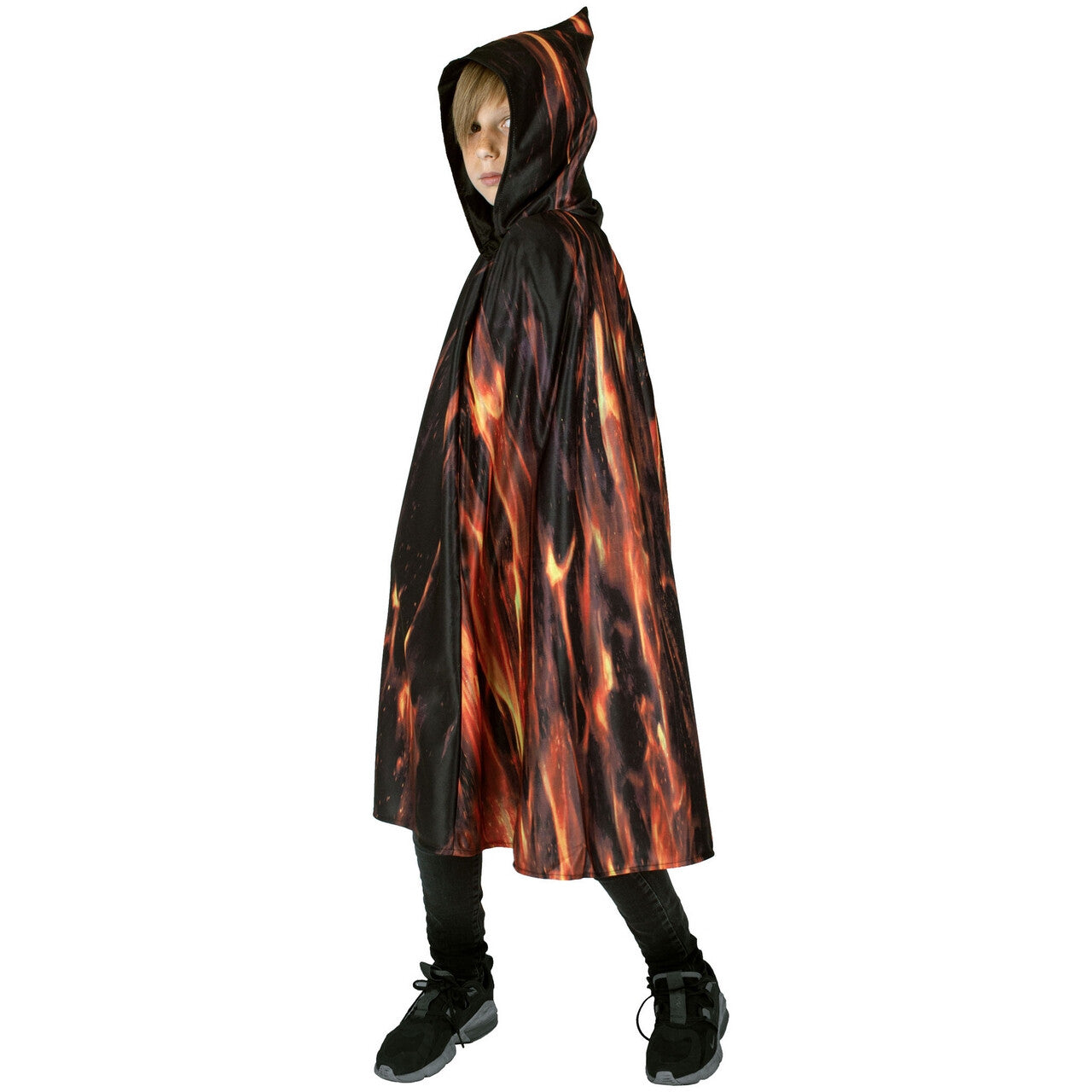 Op deze afbeelding zie je een Kostuums, van het merk Funny Fashion. Vurige Duivelscape Kind