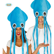 Op deze afbeelding zie je een Accessoires, van het merk Guirca. Hoofddeksel Blauwe Octopus Inktvis