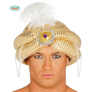 Op deze afbeelding zie je een Accessoires, van het merk Guirca. Gouden Tulband Maharadja Udaipur