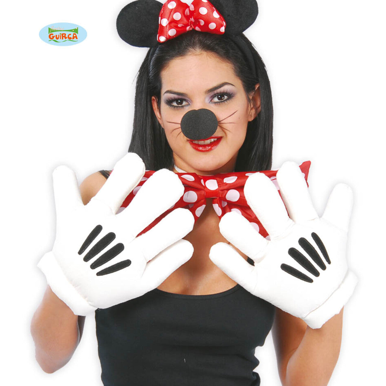 Op deze afbeelding zie je een Accessoires, van het merk Guirca. Grappige Grote Mickey Muis Handschoenen