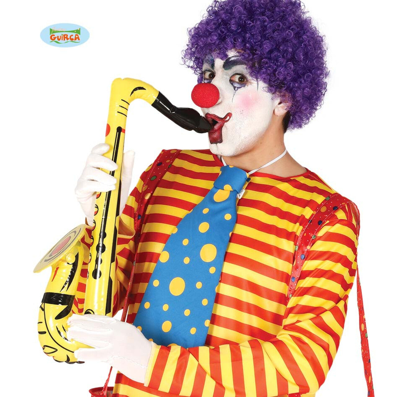 Op deze afbeelding zie je een Accessoires, van het merk Guirca. Opblaasbare Saxofoon Clinton 70 Centimeter