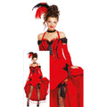 Cannes Cancan Rood Vrouw Kostuum