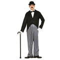 Charlie Chaplin De Komiek Man Kostuum
