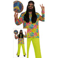 Far Out Flower Power Man Kostuum