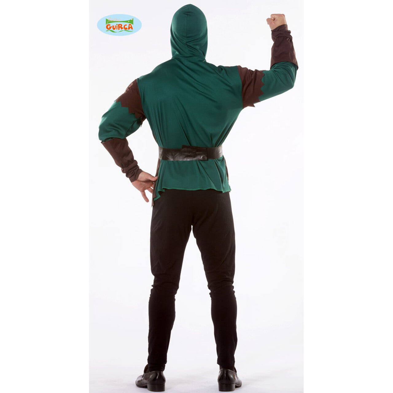 Op deze afbeelding zie je een Kostuums, van het merk Guirca. Trefzekere Boogschutter Middeleeuwen Man Kostuum
