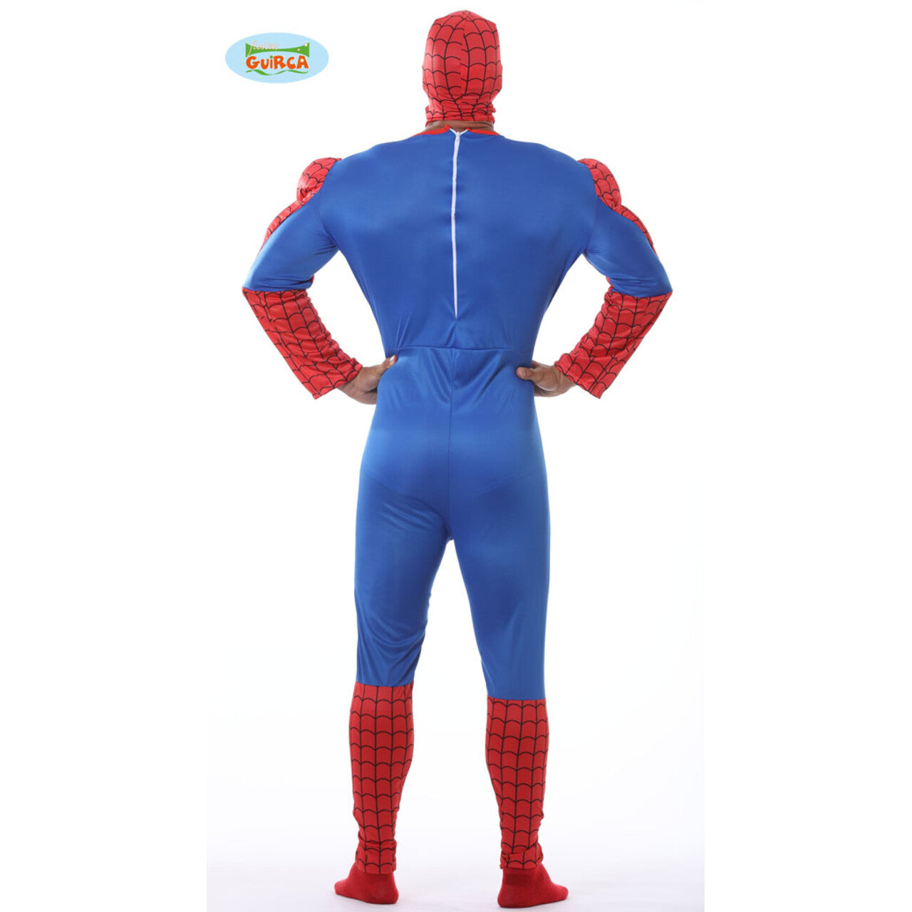 Op deze afbeelding zie je een Kostuums, van het merk Guirca. Breedgeschouderde Superheld Man Kostuum