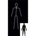 Grappig Lichtgevende Robot Man Kostuum