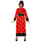 Op deze afbeelding zie je een Kostuums, van het merk Guirca. Traditioneel Chinees Kostuum Rood Vrouw