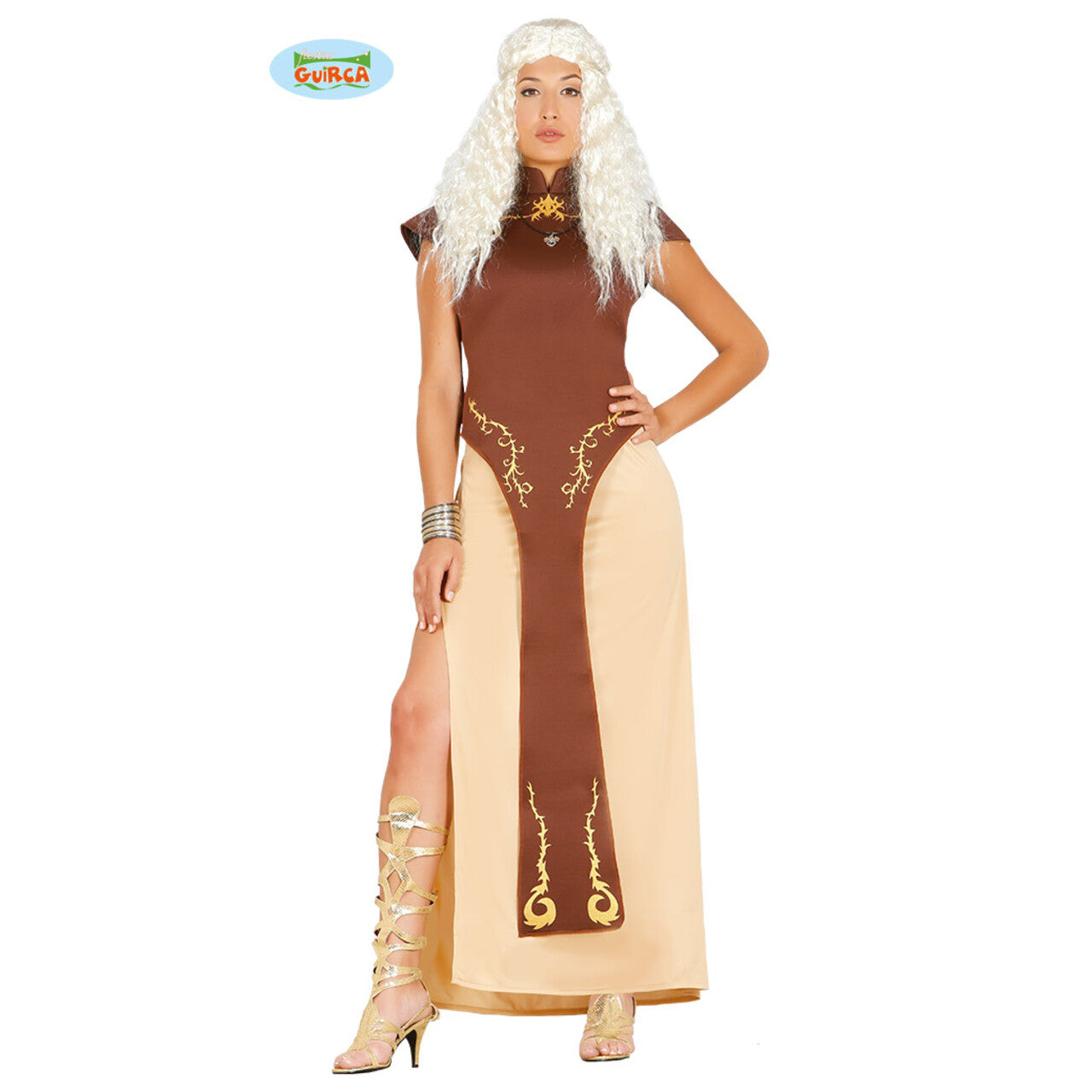 Op deze afbeelding zie je een Kostuums, van het merk Guirca. Dragon Queen Vrouw Kostuum