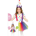 Snoezige Kleine Clown Meisje Kostuum