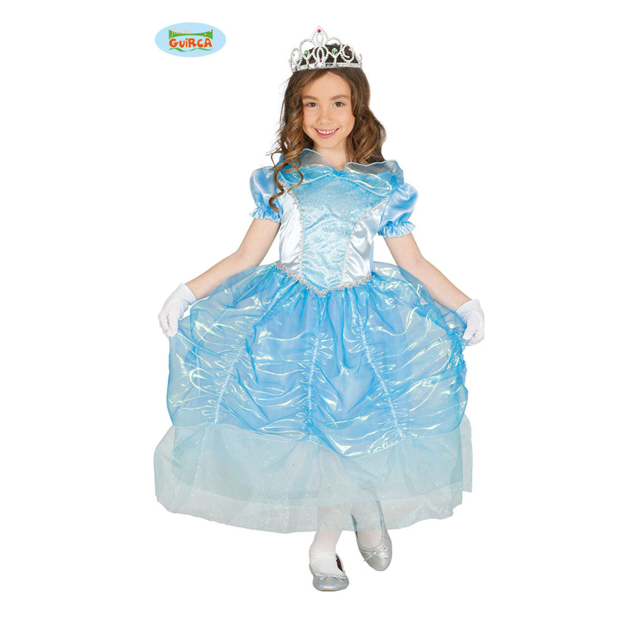 Op deze afbeelding zie je een Kostuums, van het merk Guirca. Blauwe Zwanen Prinses Jurk Meisje
