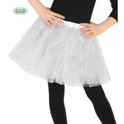 Op deze afbeelding zie je een Accessoires, van het merk Guirca. Witte Tutu Met Glitter Regen Kind