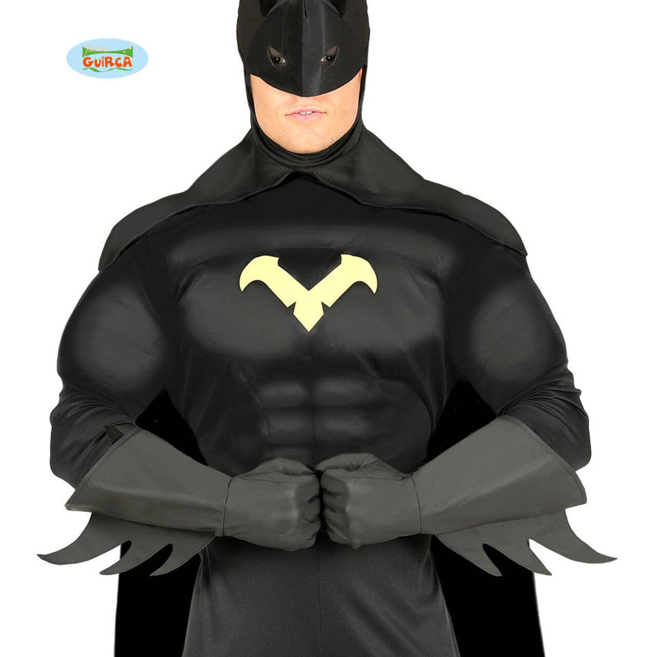 Op deze afbeelding zie je een Accessoires, van het merk Guirca. Superheld Batman Handschoenen Met Vlammen