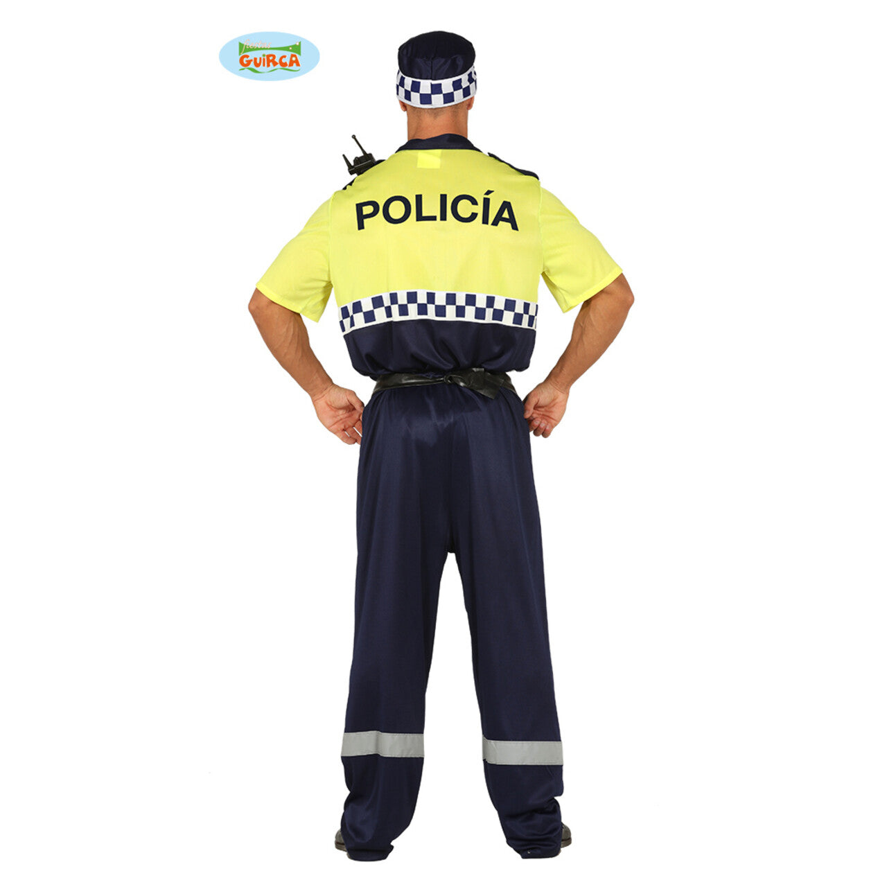 Op deze afbeelding zie je een Kostuums, van het merk Guirca. Beste Kameraad Politie Man Kostuum
