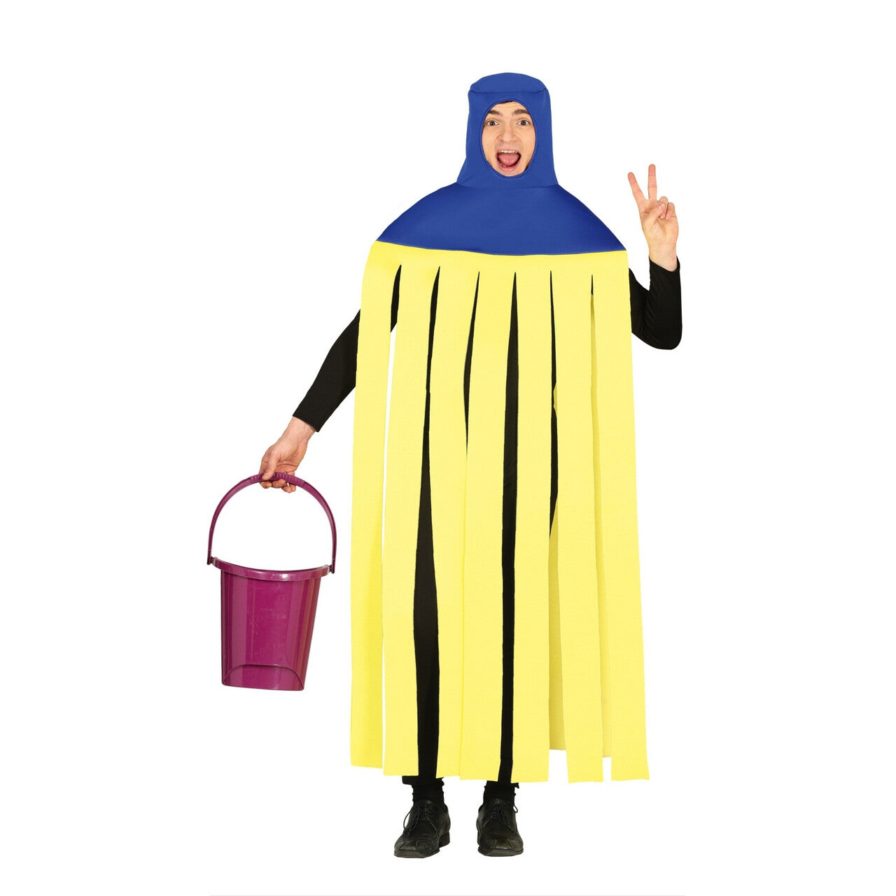 Op deze afbeelding zie je een Kostuums, van het merk Guirca. Mop Dweil Man Kostuum