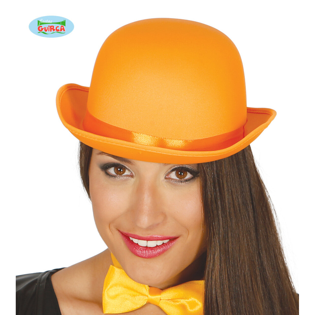 Op deze afbeelding zie je een Accessoires, van het merk Guirca. Bolhoed Theater Clown Oranje