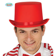 Op deze afbeelding zie je een Accessoires, van het merk Guirca. Hoge Hoed Musical Danser Rood