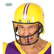 Op deze afbeelding zie je een Accessoires, van het merk Guirca. American Football Helm Lonely Star Geel